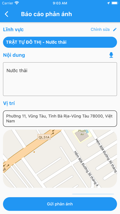 BRVT PHẢN ÁNH HIỆN TRƯỜNG VNPT Screenshot