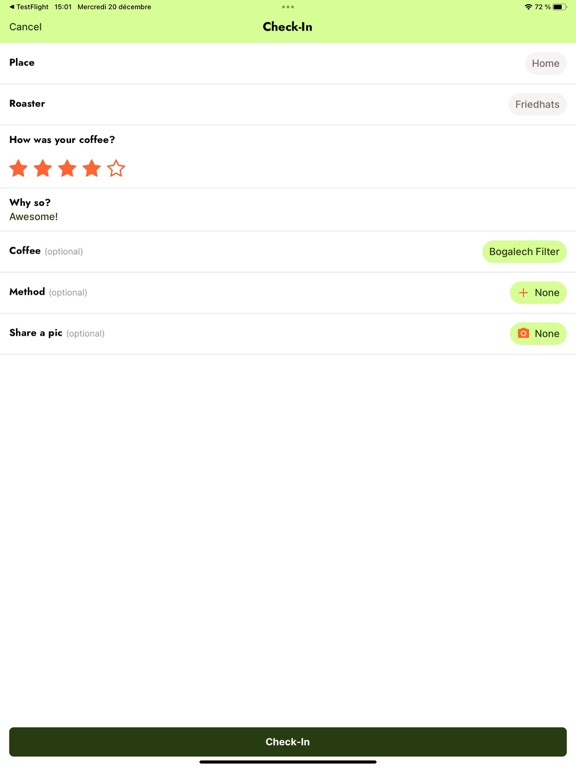 COMYU iPad screenshot 3 - Food & Drink app