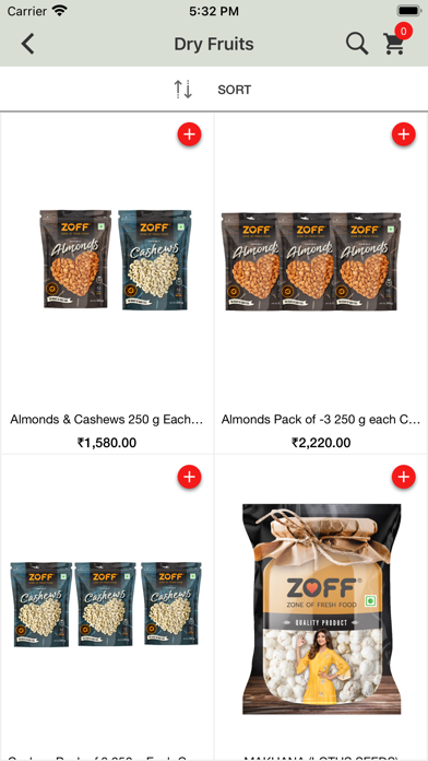 ZOFF FOODS Screenshot