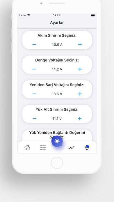 Solar Ekran BLE Screenshot