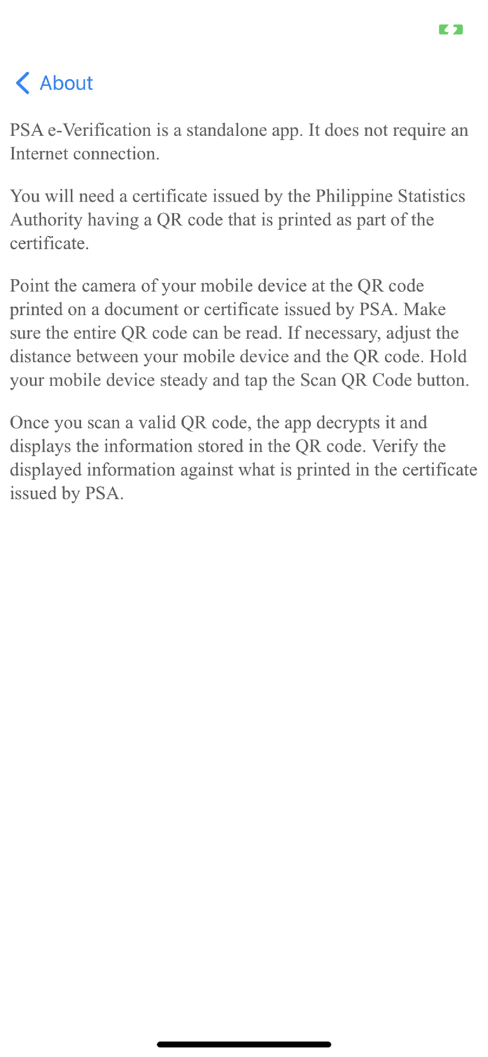PSA e-Verification