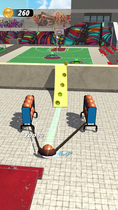 Slingshot Basketball! Screenshot