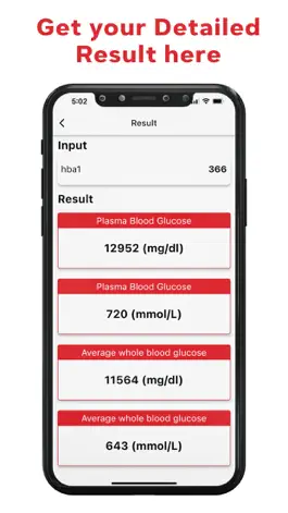 Game screenshot HbA1c Calculator – Blood Sugar hack