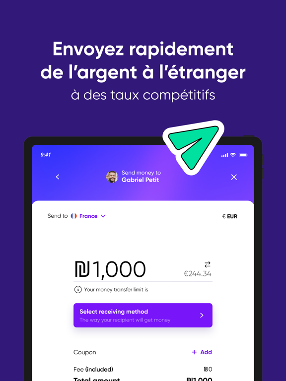 Screenshot #5 pour Rewire: Transfer Money Abroad