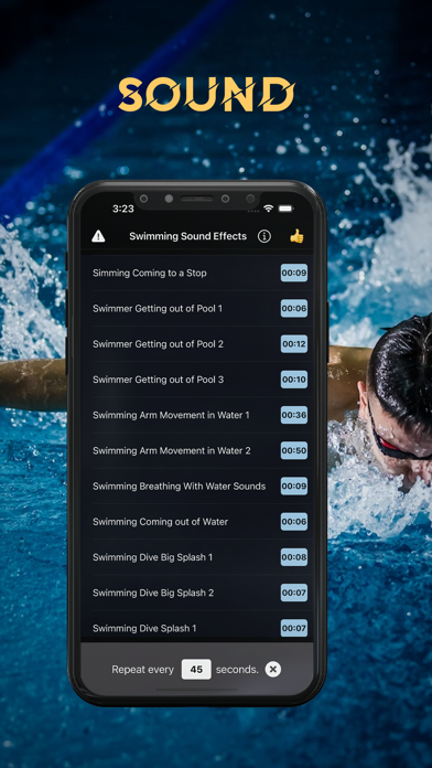 Swimming Sound Effects app screenshot 2
