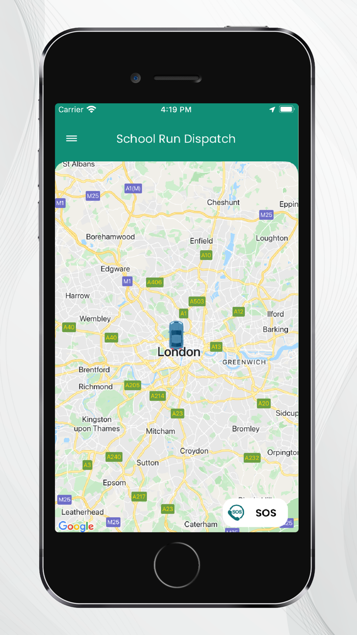 School run dispatch SRB driver