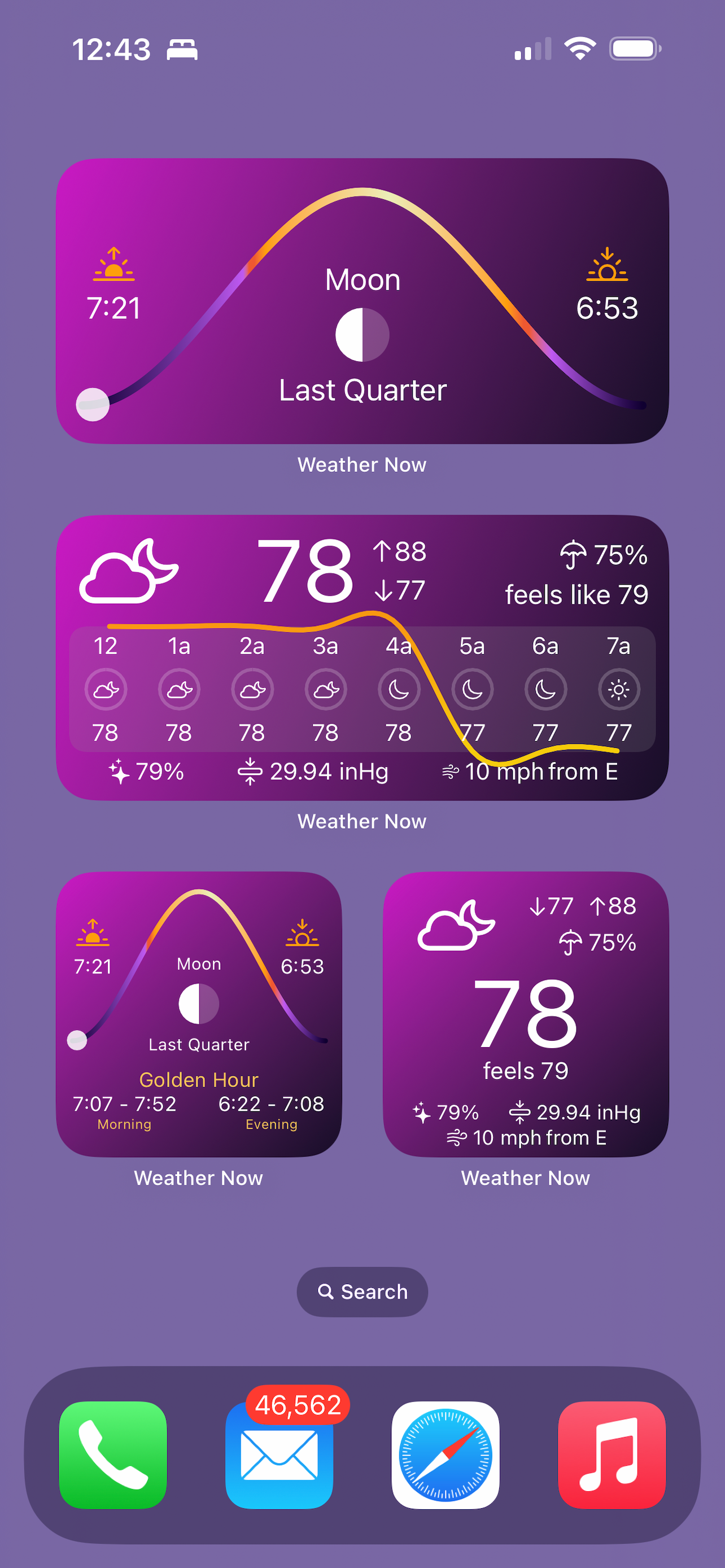 Weather Now Live Widgets
