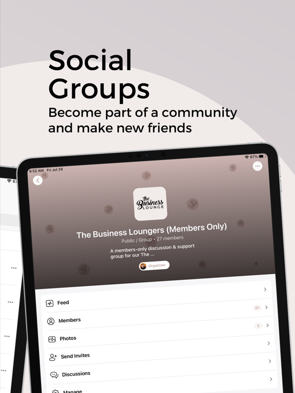 The Business Lounge iPad screenshot 5 - Business app