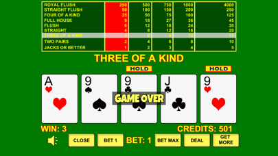 Video Poker Jacks Or Better VP Screenshot