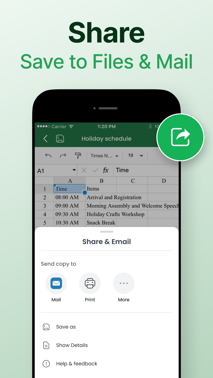 Sheets - Spreadsheet