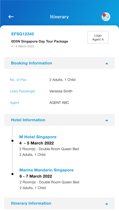 Digital Travel Concierge Screenshot