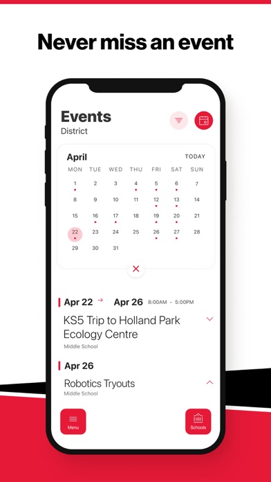 New Knoxville School District Screenshot