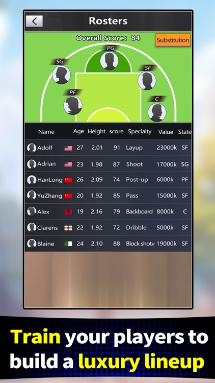 Basketball Club Manager