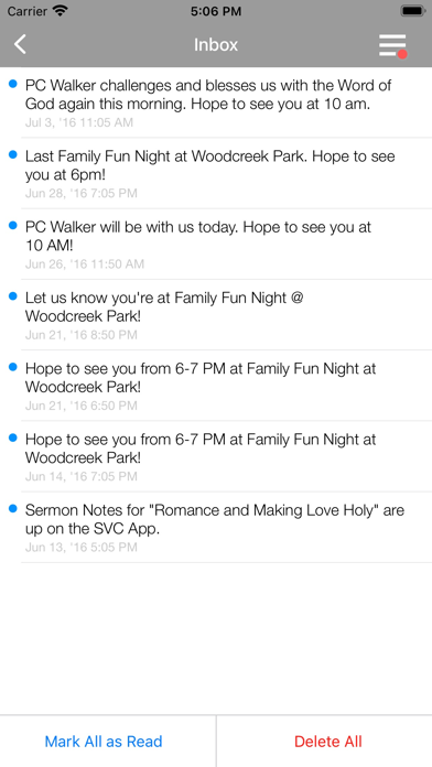 Solano Valley Church App Screenshot
