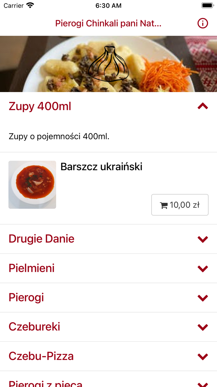 Pierogi Chinkali pani Natalii