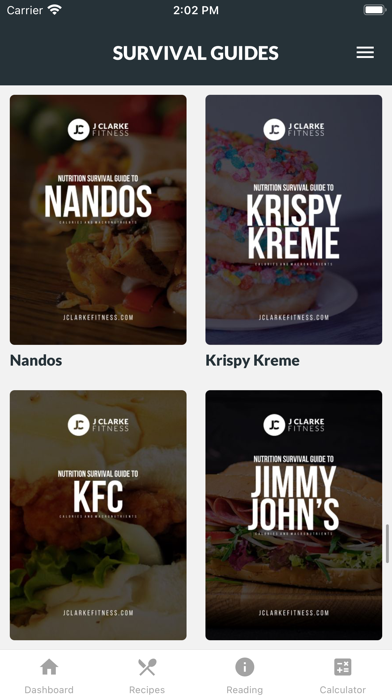 Nutrition Hub Screenshot
