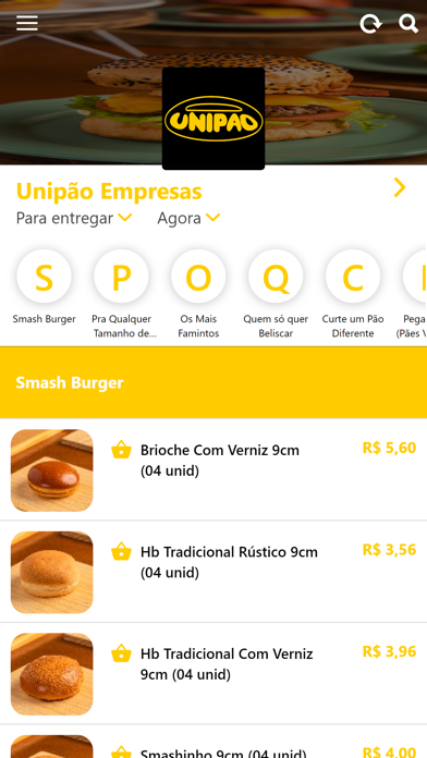 Unipão Empresas Screenshot