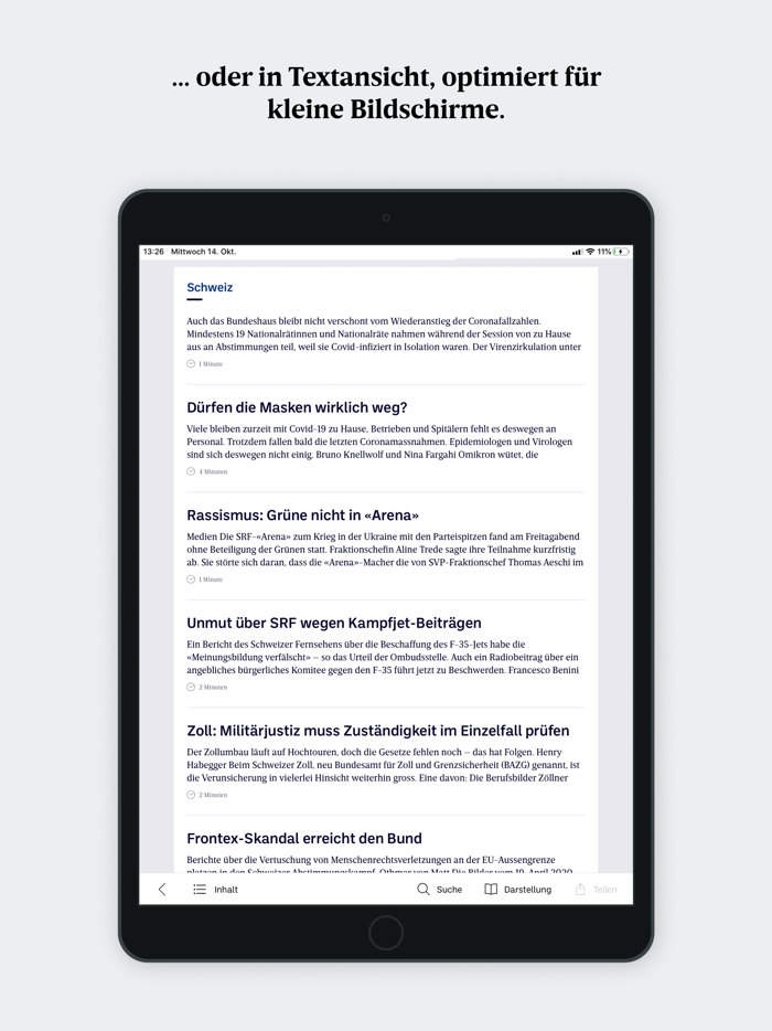 Schweiz am Wochenende E-Paper