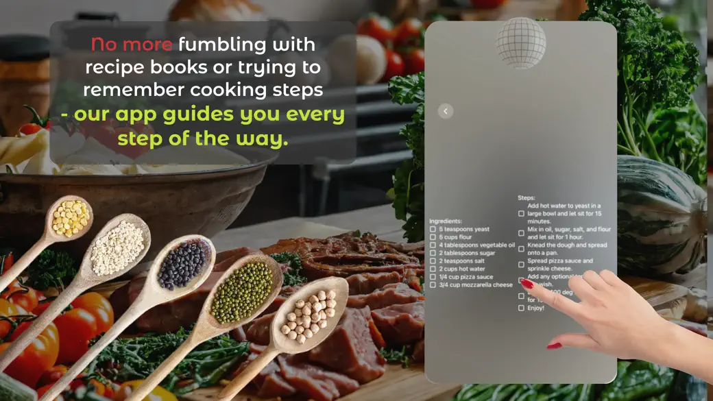 Screenshot #3 pour Hands-Free Chef AR Assistant