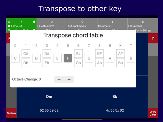 MsyChords iPad screenshot 4 - Music app