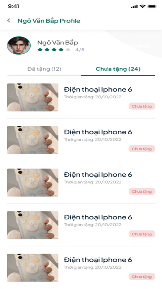 #9. Giv App (iOS) By: Tinasoft Vietnam.,JSC