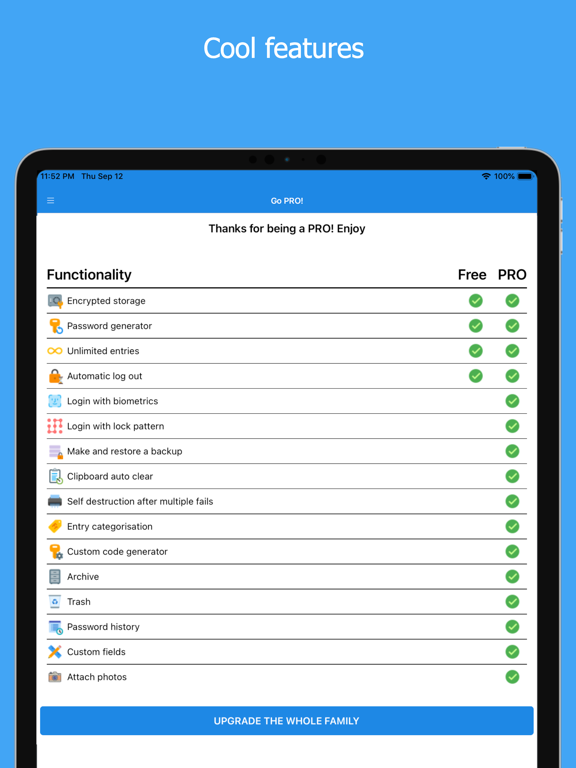 Screenshot #6 pour My Passwords Manager