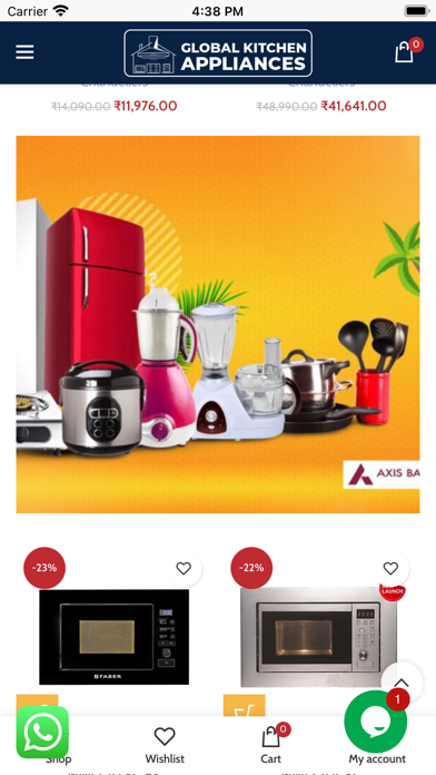 Global Kitchen Appliances Screenshot