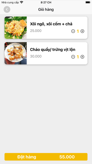 VinUni FoodCourt Screenshot