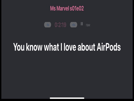 Subtitle Viewer iPad screenshot 1 - Entertainment app