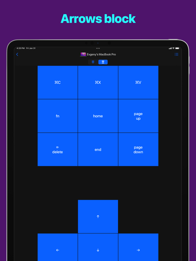 Zrzut ekranu Remote KeyPad i NumPad Pro