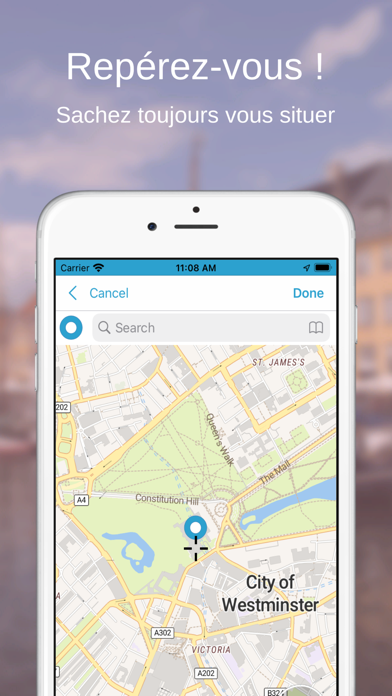 Screenshot #2 pour Londres map : Carte offline