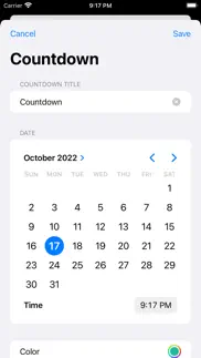 countdown - event reminder iphone screenshot 3
