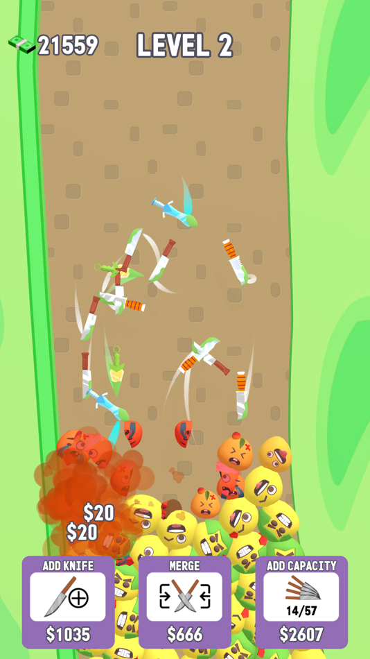 #3. Knife Cut Idle (iOS) 由: Melih Kavla