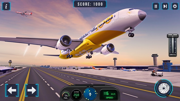 Airplane Flight Flying Game 3D
