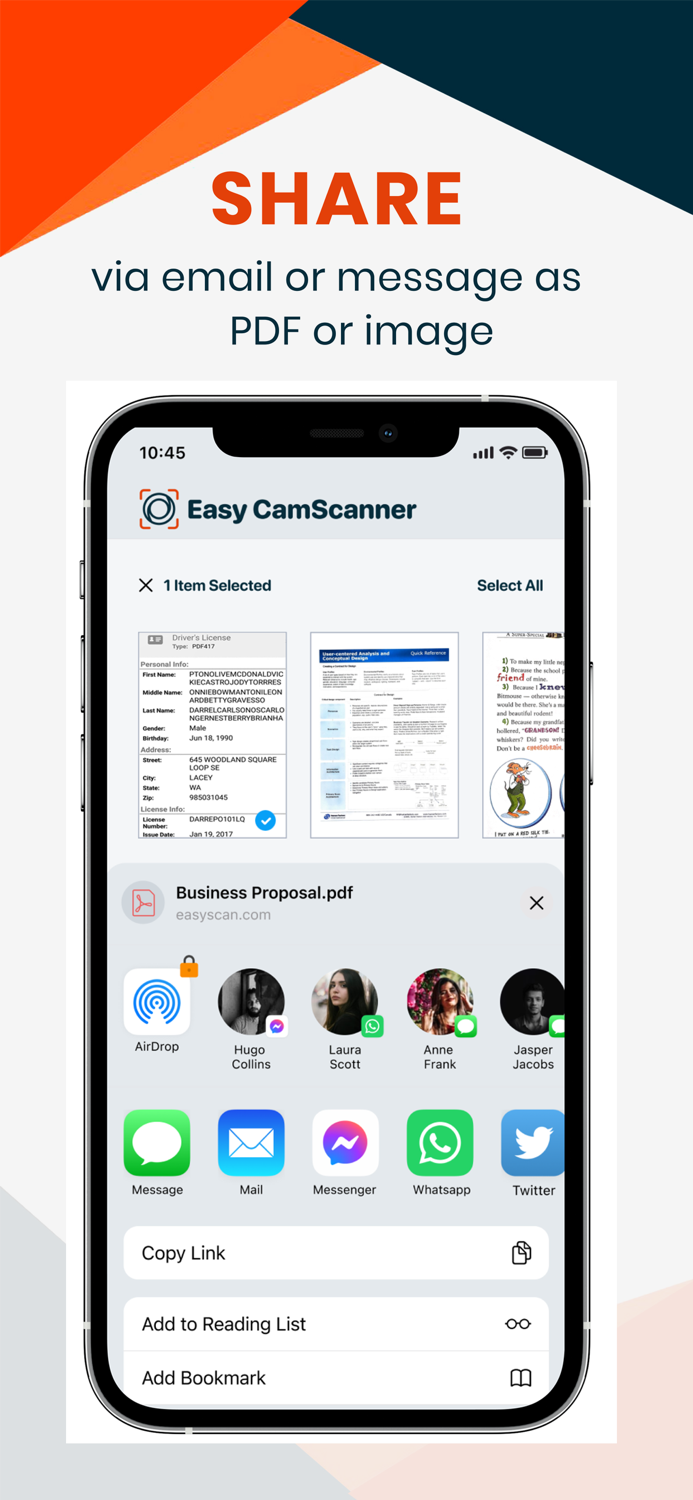 PDF CamScan Sign OCR FAX App