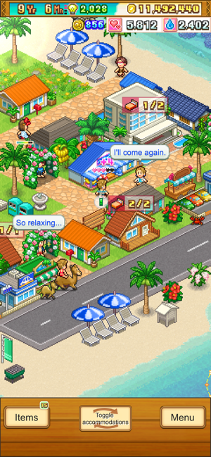 Screenshot der Tropical Resort Story