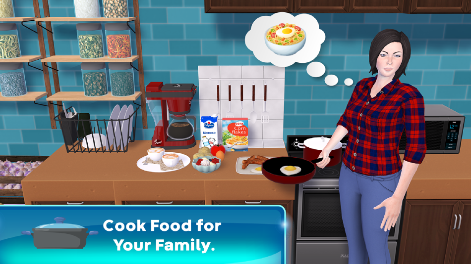 #1. Mother Life Simulator Game 3D (iOS) 由: Jeba Takia Sumyia