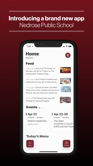 Nedrose School District Screenshot