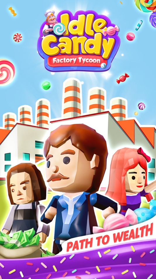 #1. Idle Candy Factory Tycoon (iOS) 由: Guangzhou hengkun Information Technology Co.,Ltd