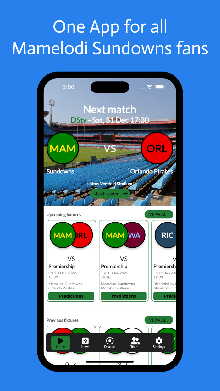 Sundowns Live not official