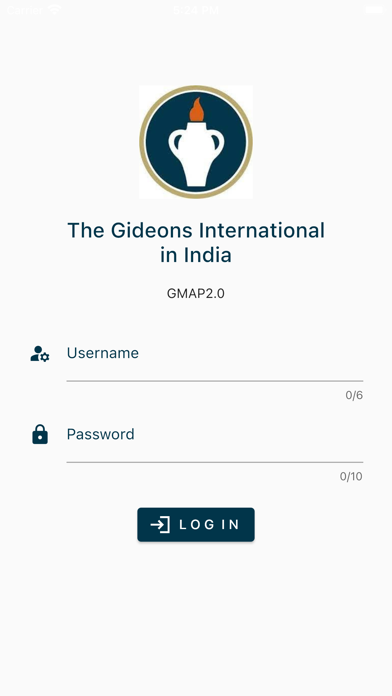 Gideons India Mobile App GMAP Screenshot