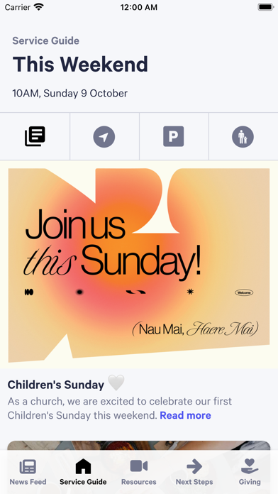 ARISE Church Screenshot