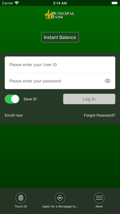 Municipal Bank Mobile Banking Screenshot