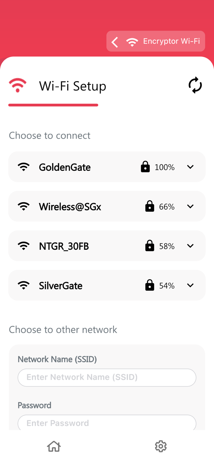Encryptor Wi-Fi Manager
