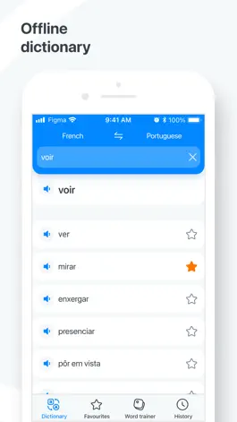 Game screenshot Portuguese−French dictionary mod apk