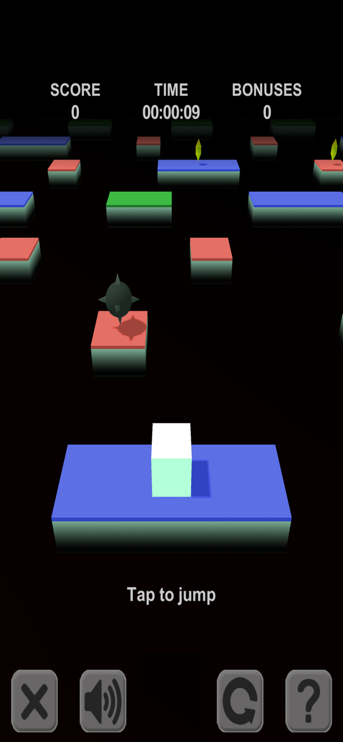 Cube Jump. 3D platforms