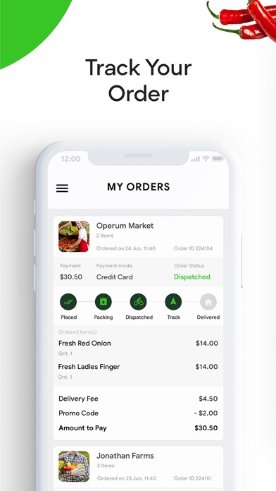 FoodChain Marketplace Screenshot
