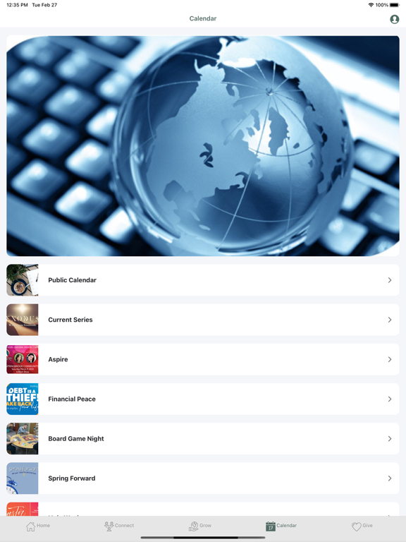 Springbrook Church iPad screenshot 4 - Lifestyle app