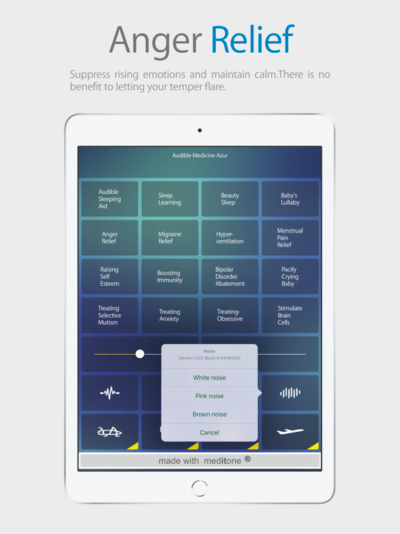 meditone® Azur iPad screenshot 4 - Medical app