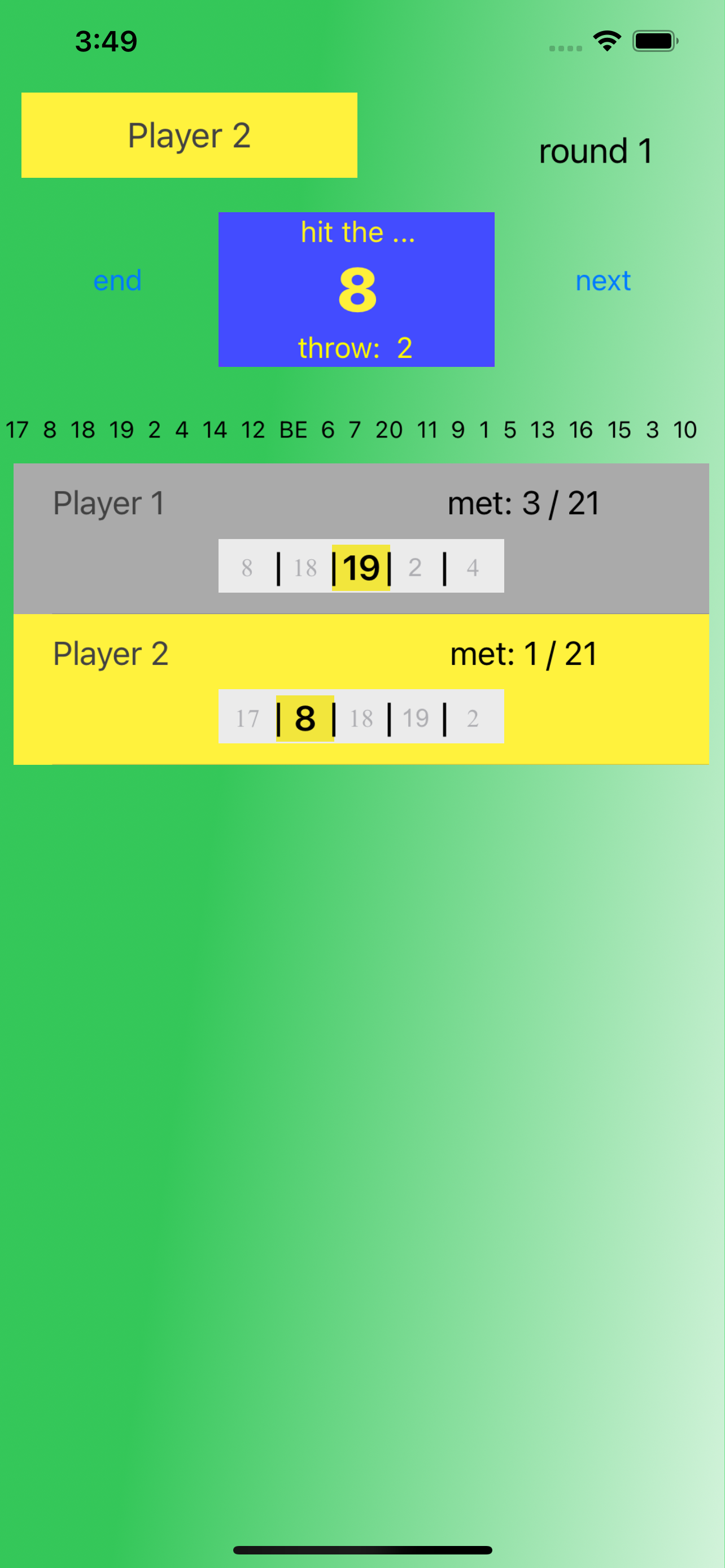 Dart-counter
